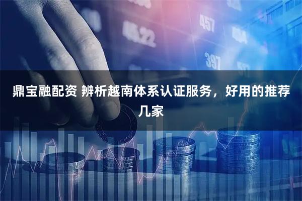 鼎宝融配资 辨析越南体系认证服务，好用的推荐几家
